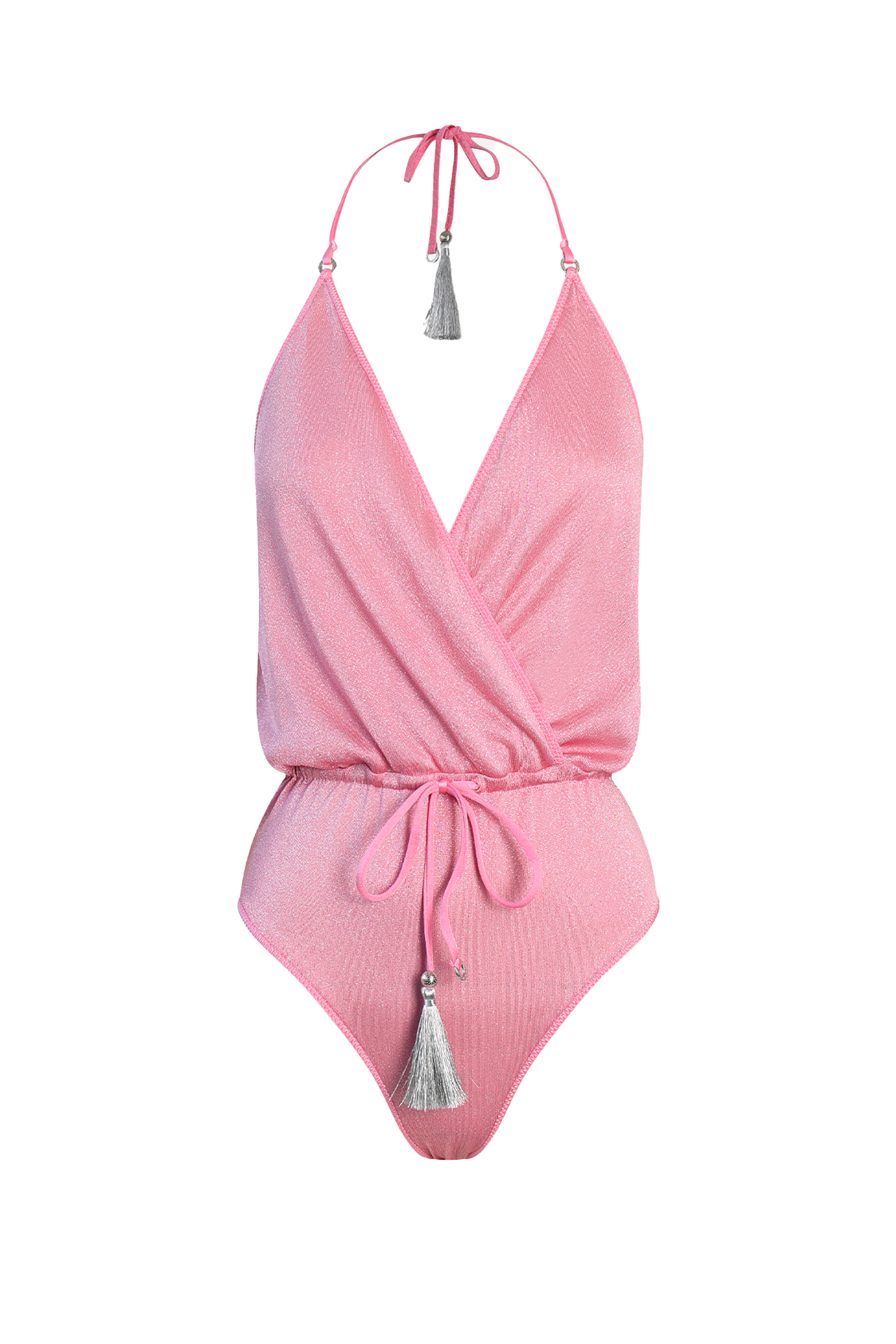 BubbleGum Glitter V-Swimsuit
