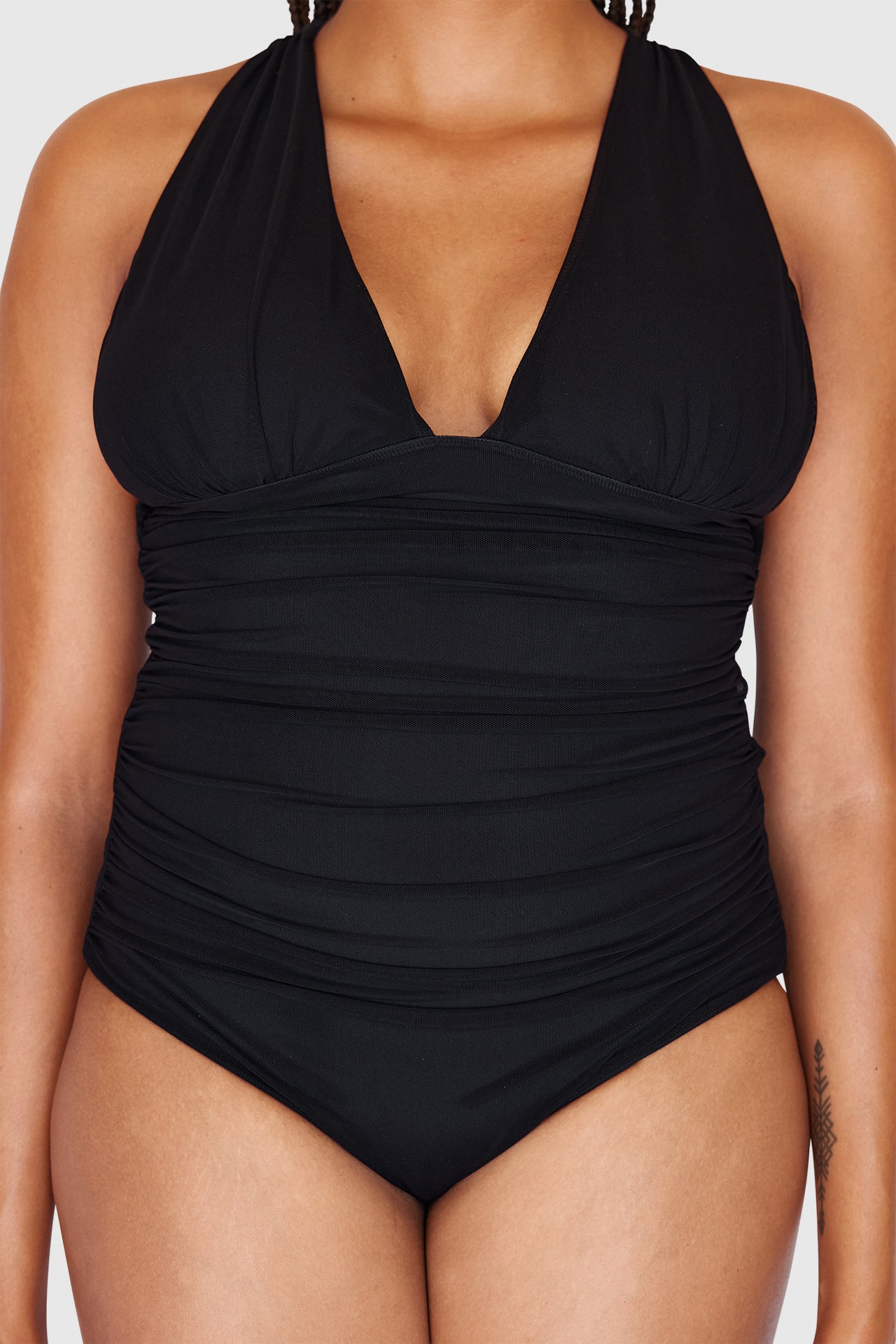 Black Tulle Swimsuit