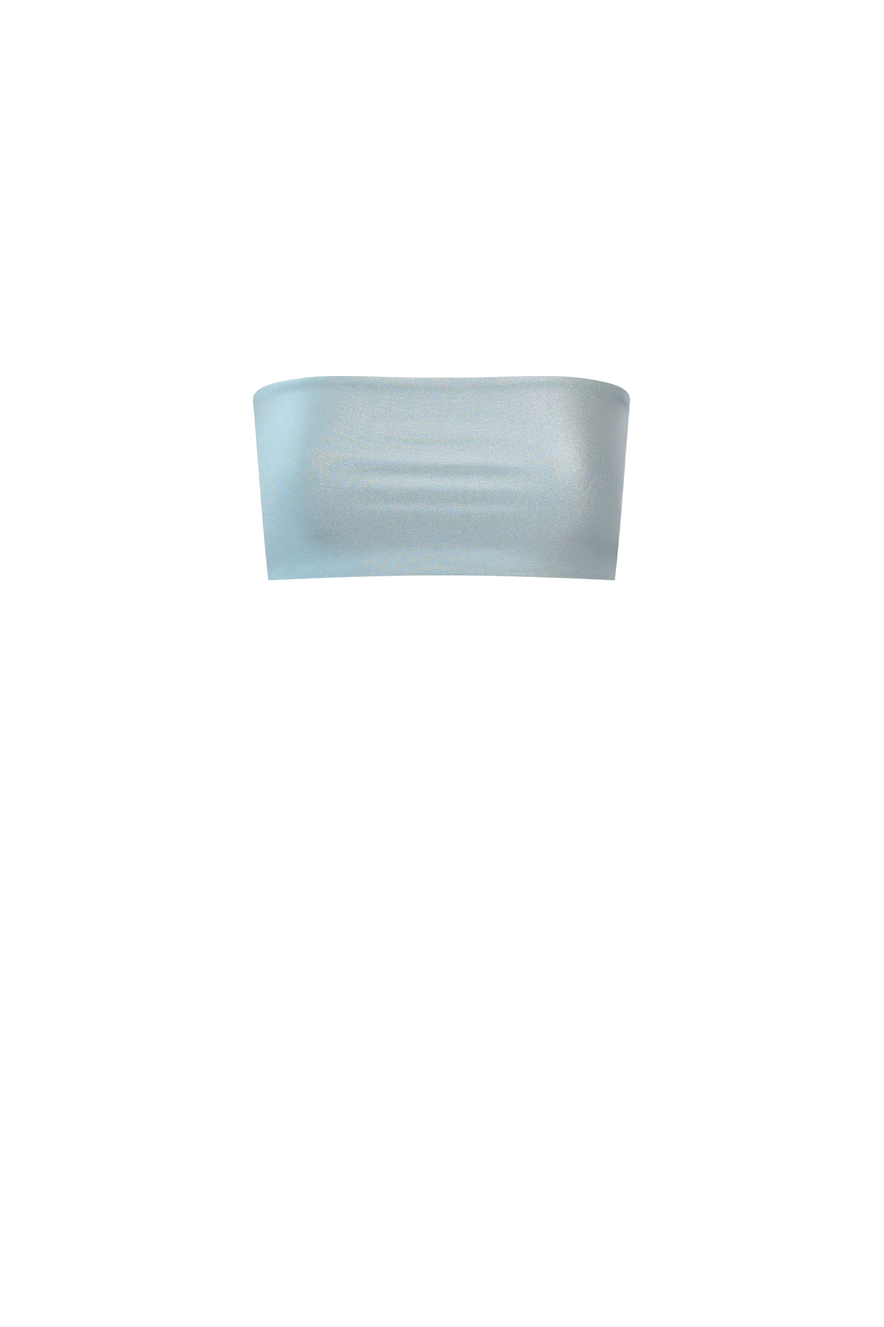 Ice Blue Bandeau Top