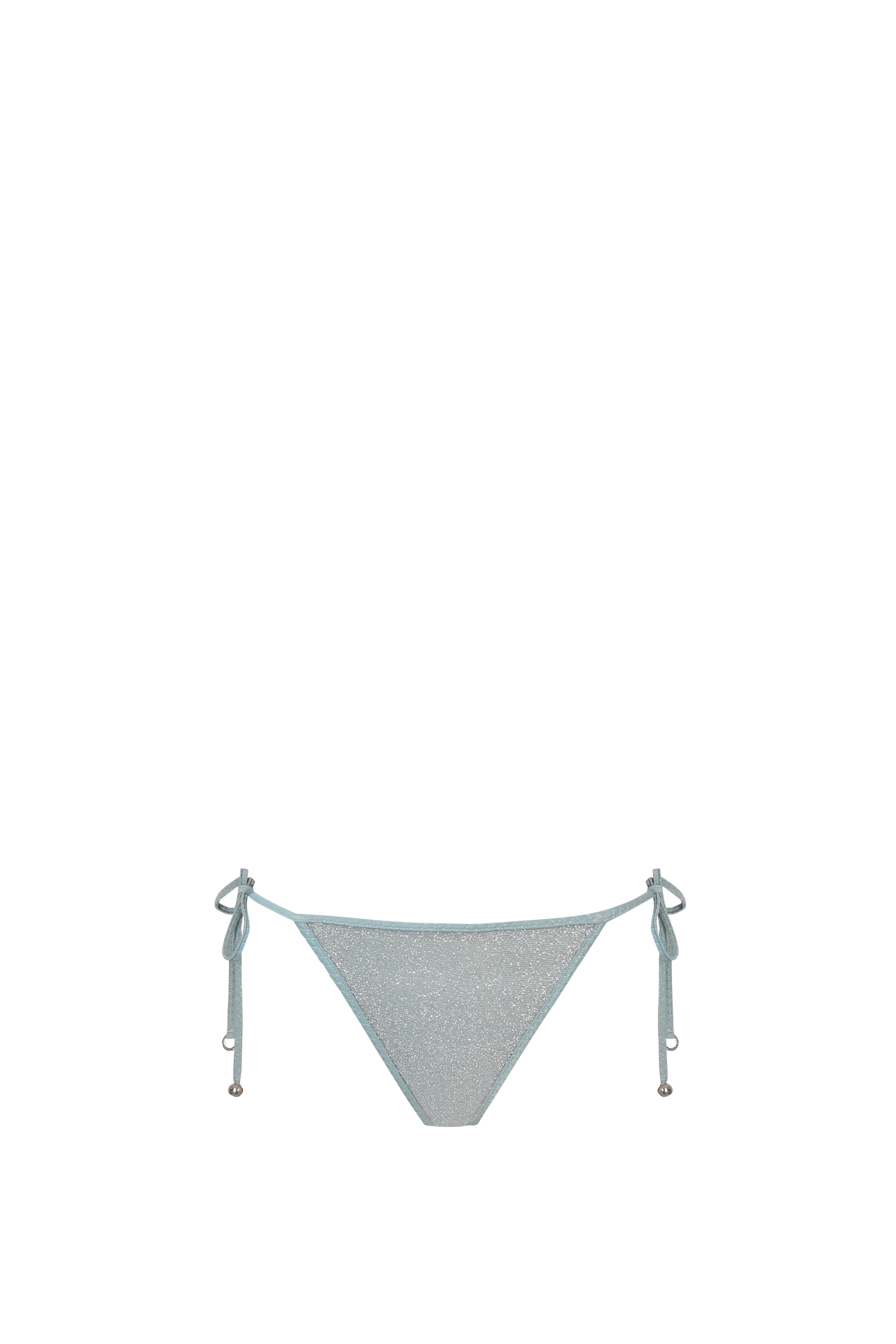 Ice Blue Glitter Triangle Bottom