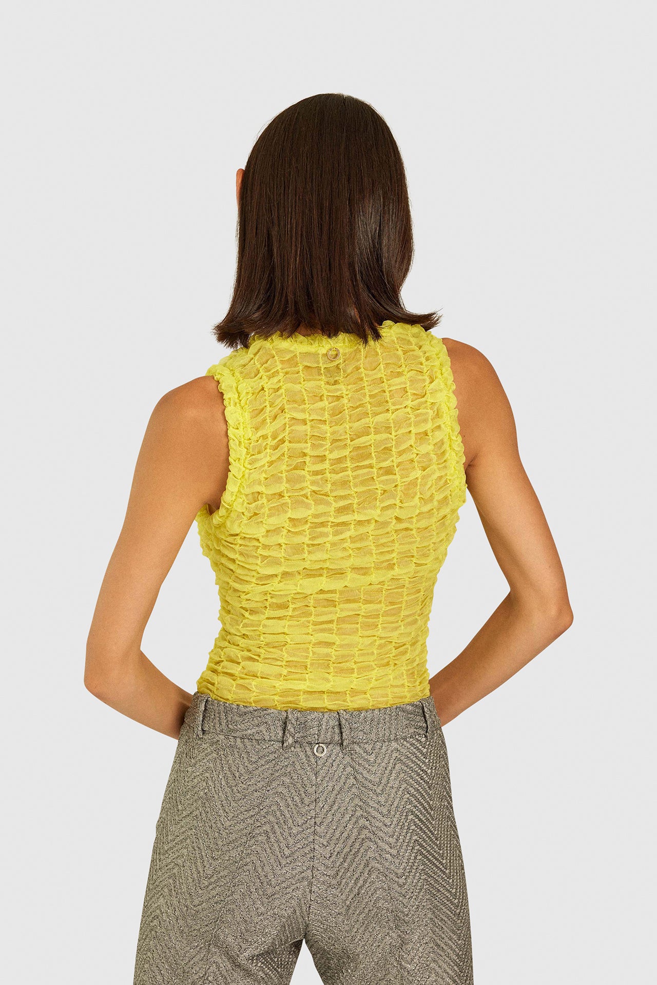 Lemon Smock Top