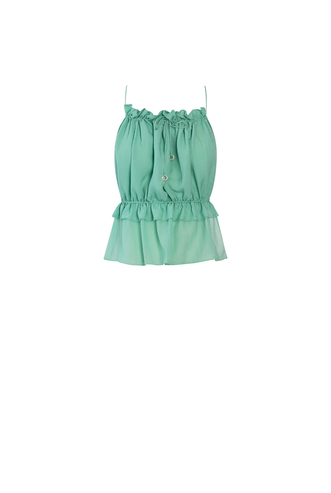 Ocean String Silk Top