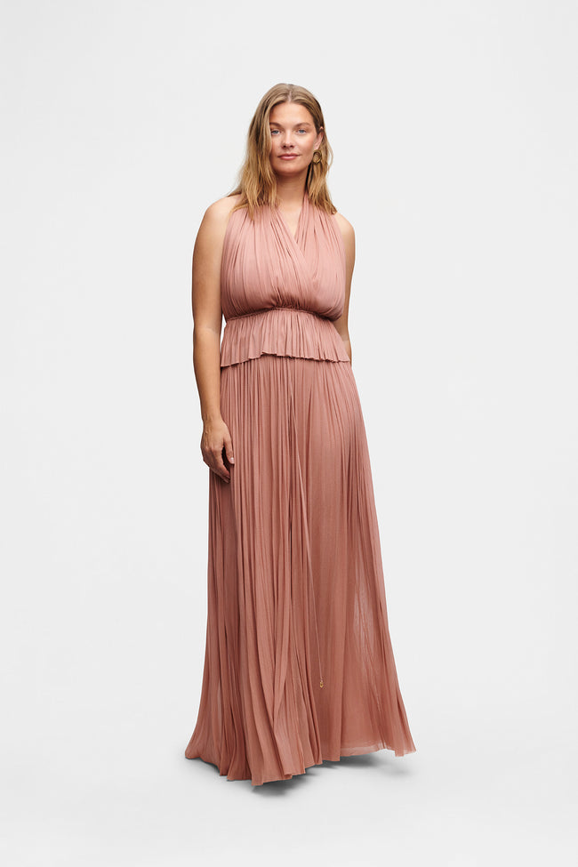Blush Silk Tulle Skirt