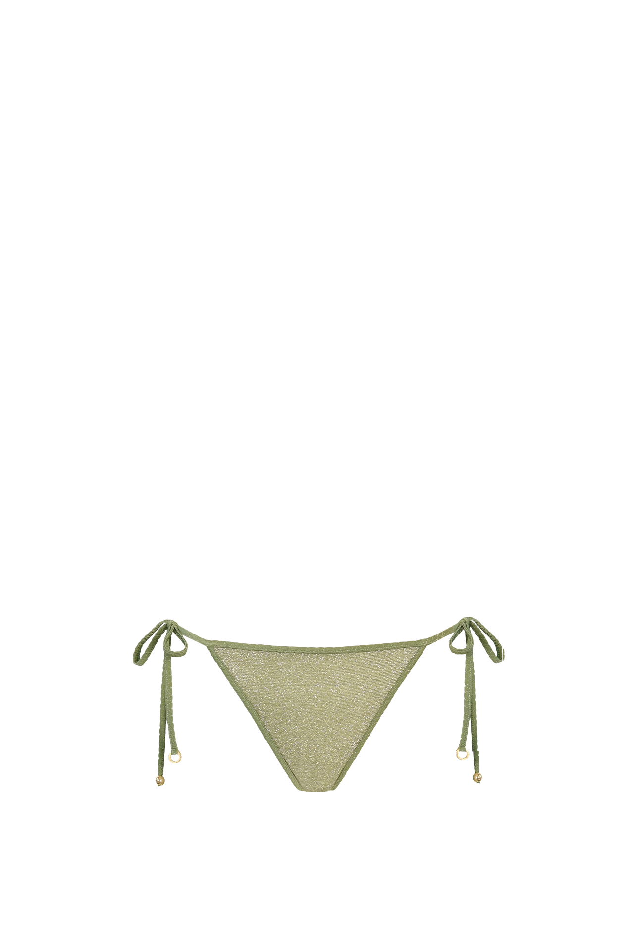 Green Glitter Triangle Bottom