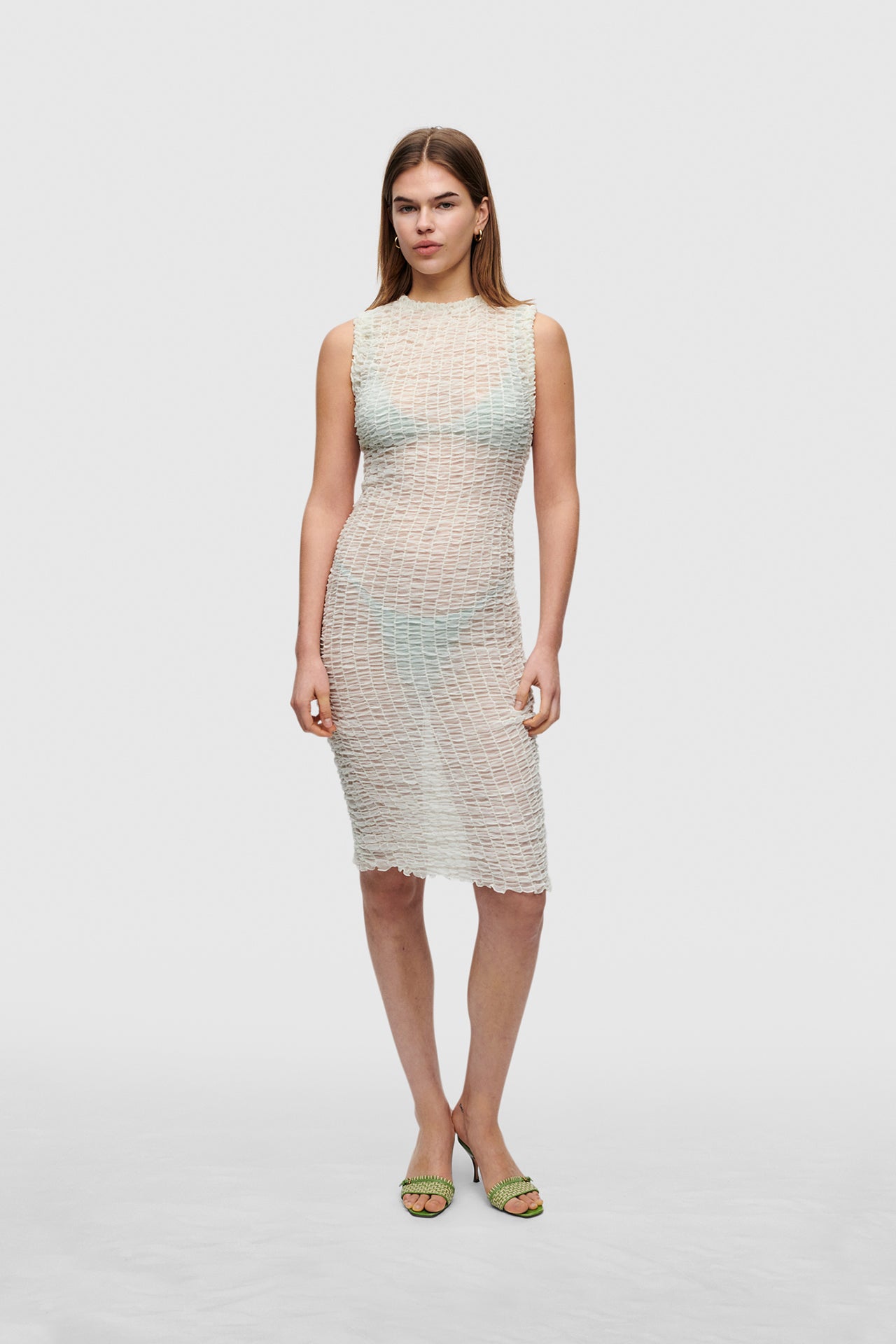 Ivory Smock Dress
