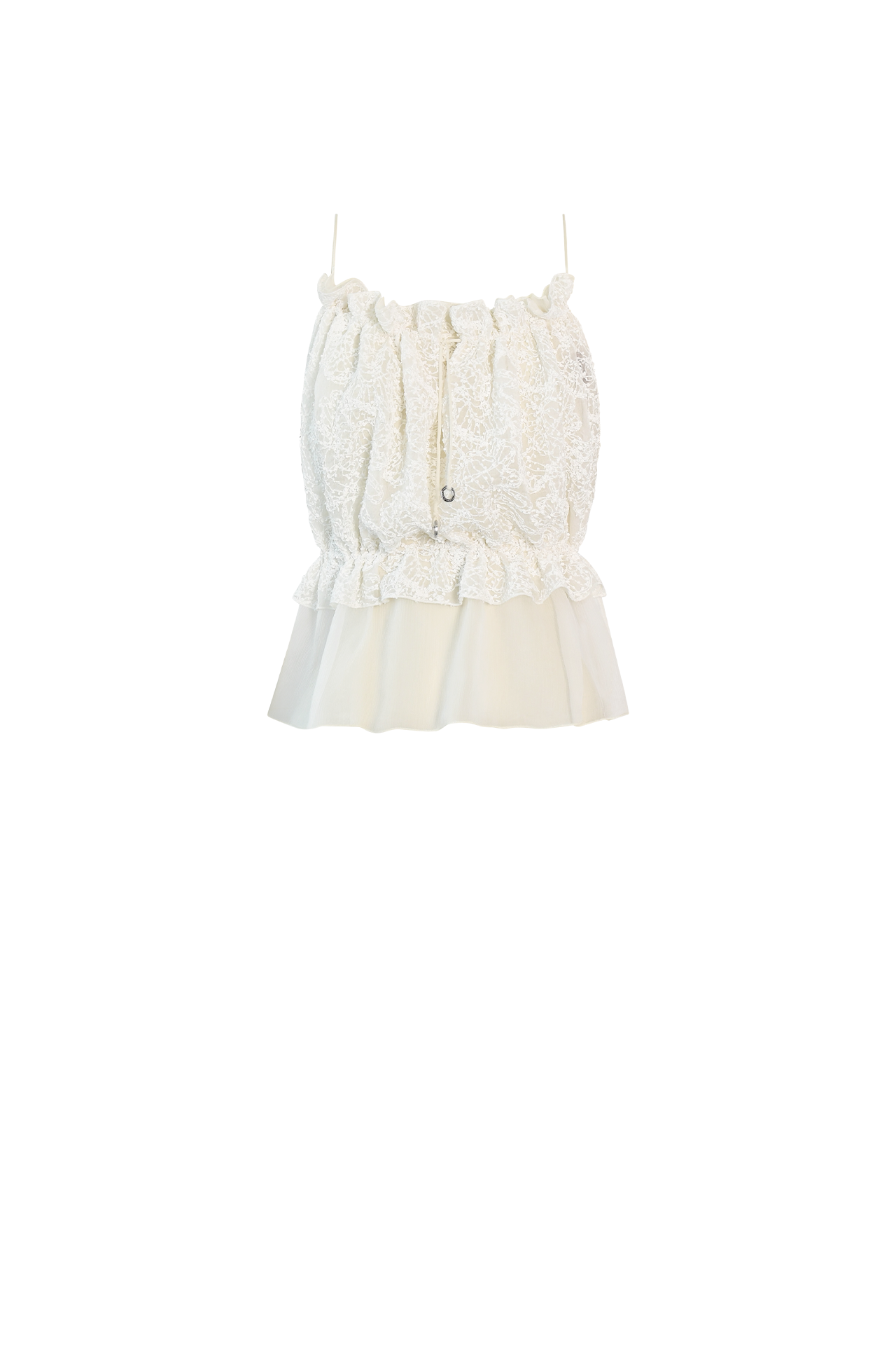 Snowflower String Silk Top