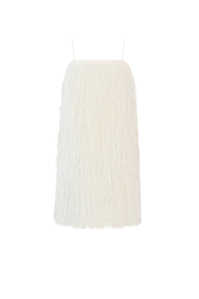 White Feather Dress