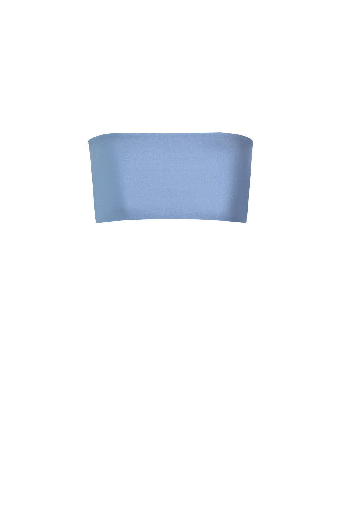 Sky Blue Bandeau Top