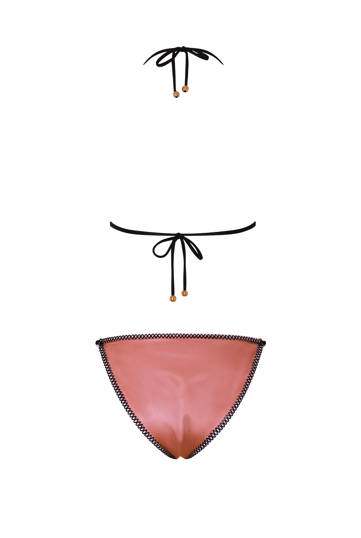 Satin Triangle Bikini