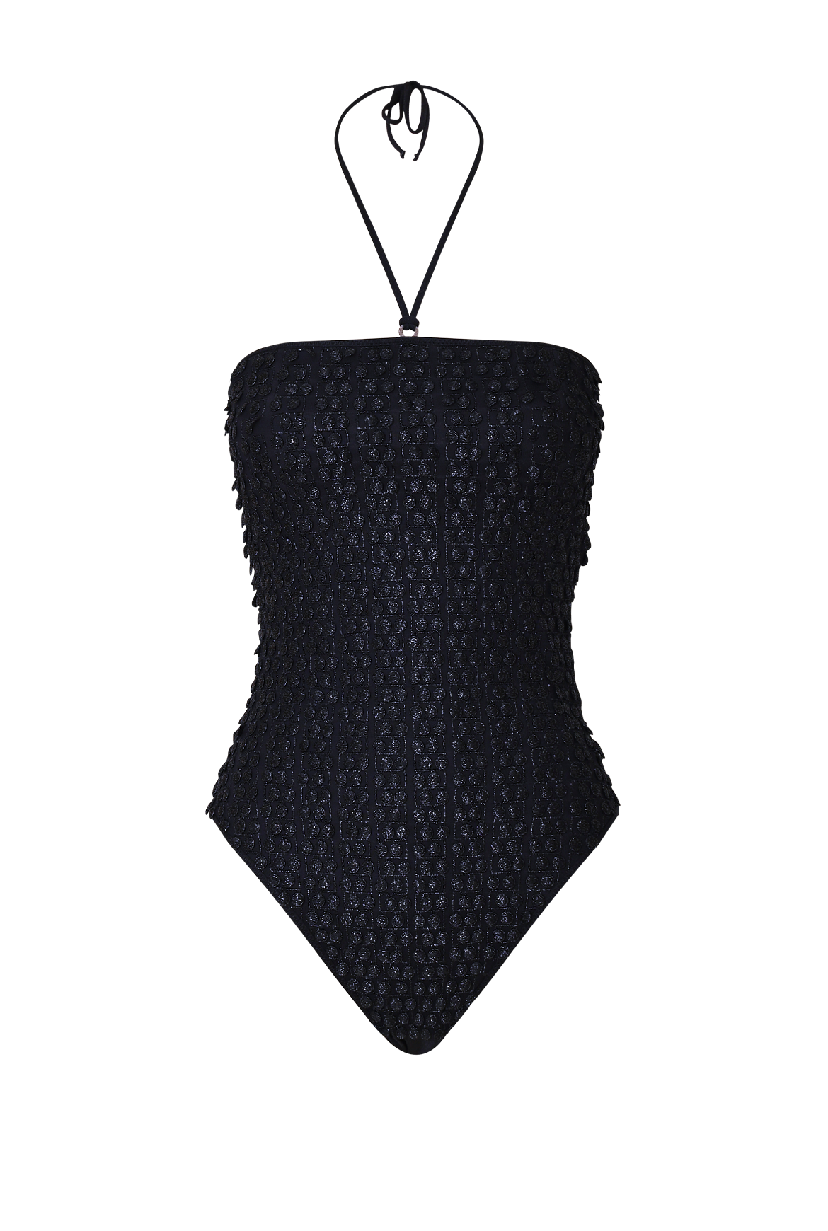 Pom Pom Bandeau Swimsuit
