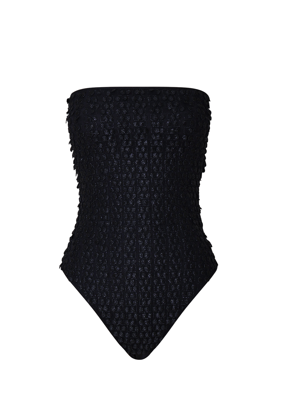 Pom Pom Bandeau Swimsuit