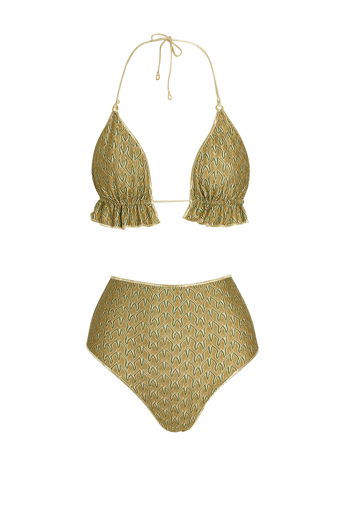 Zig Zag Frill Bikini