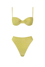 Acid Croco Balconette Bikini