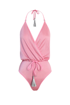 BubbleGum Glitter V-Swimsuit