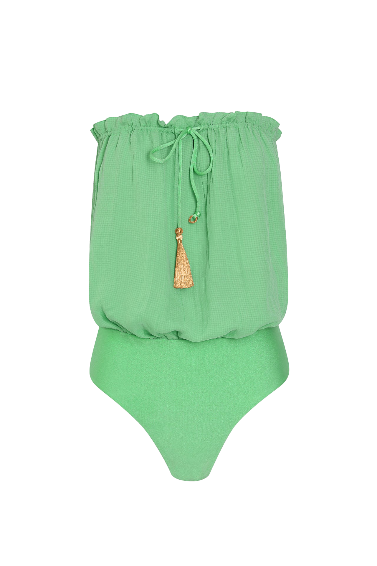 Bandeau Silk Swimsuit