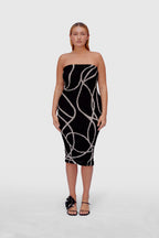 Black & White Nido Dress - Product - Hanna Bloch