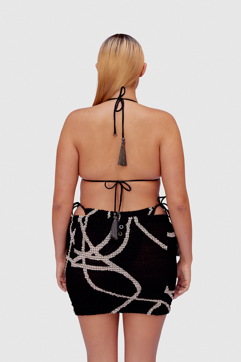 Black & White Nido Top - Backside - Product - Hanne Bloch