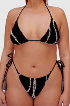 Black & White Nido Triangle Bikini