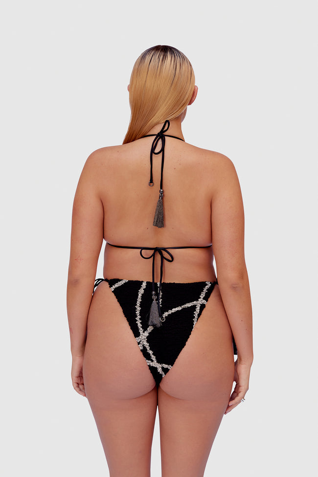 Black & White Nido Triangle Bikini