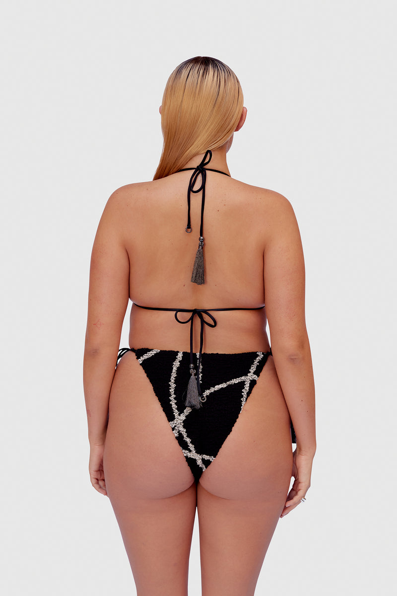 Black & White Nido Triangle Bikini