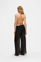 Black Silk Pants