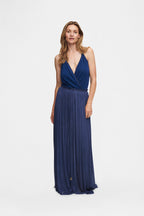 Ocean Blue Glitter V-Swimsuit