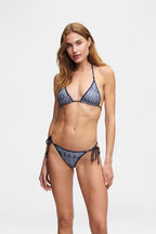 Ocean Knit Triangle Bikini