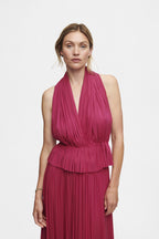 Pink Silk Tulle Top, 100% Grade 6A mulberry silk tulle, image 4, HANNE BLOCH