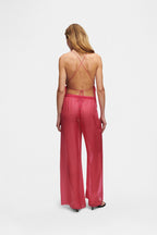 Pink Silk Trousers String Set, trousers and string top in Grade 6A silk, image 3, HANNE BLOCH