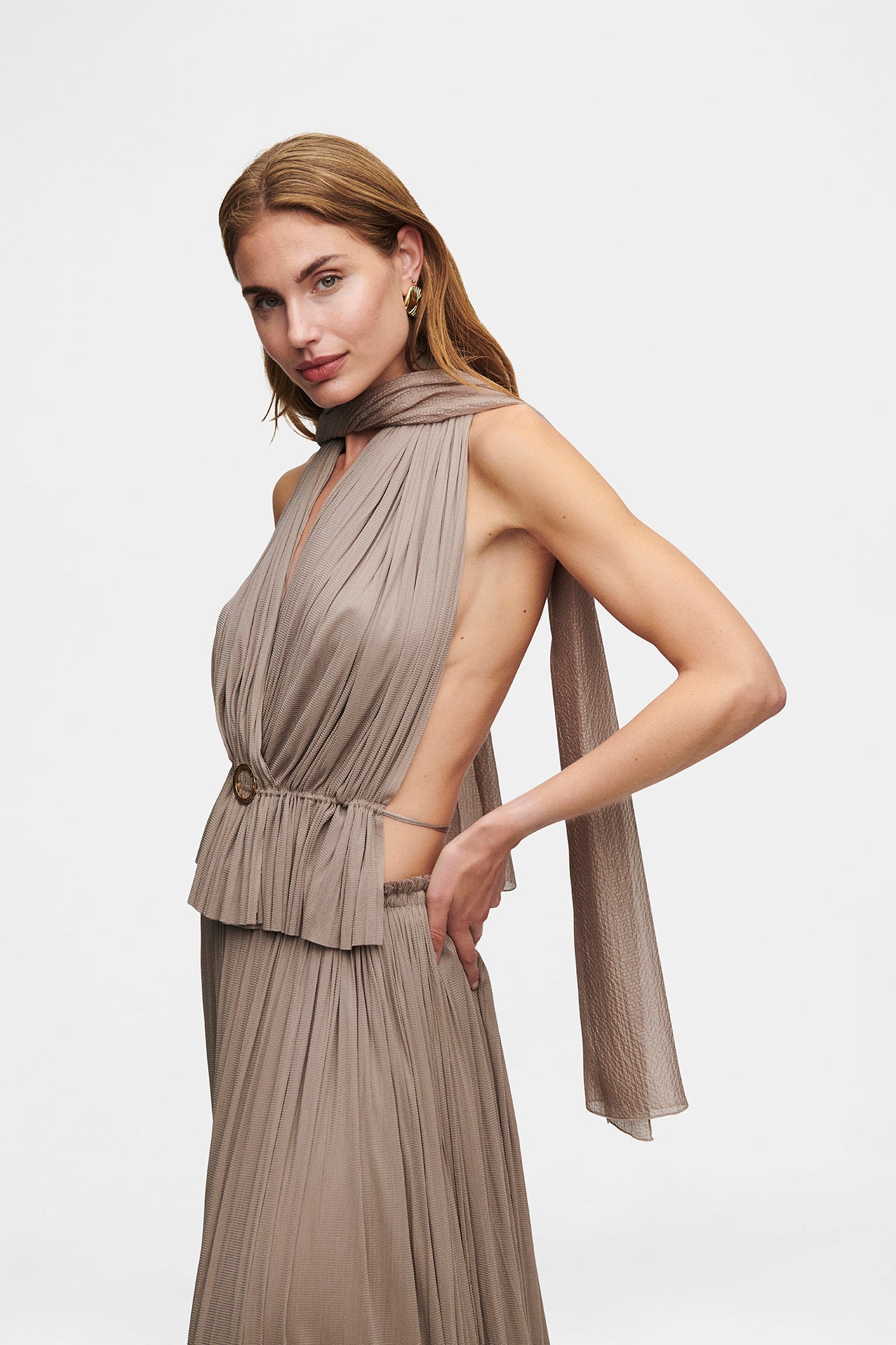 Silk Tulle Top