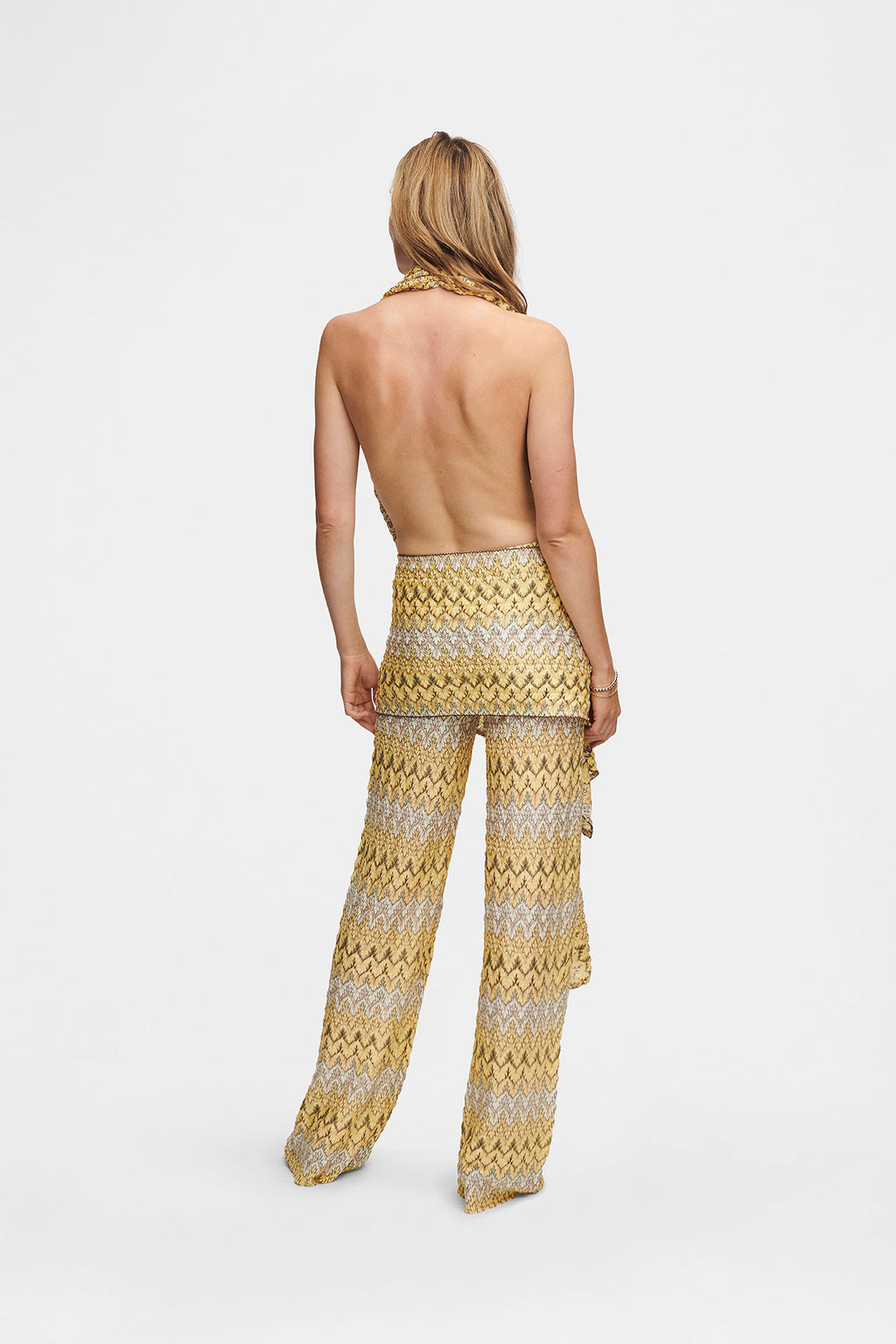 Knit Scarf Set / Top
