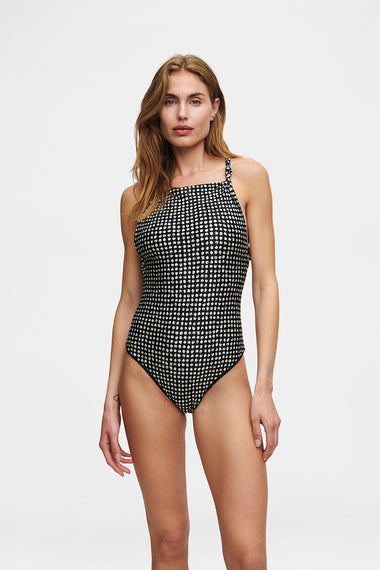 BW Polka Swimsuit, black and white, HANNE BLOCH