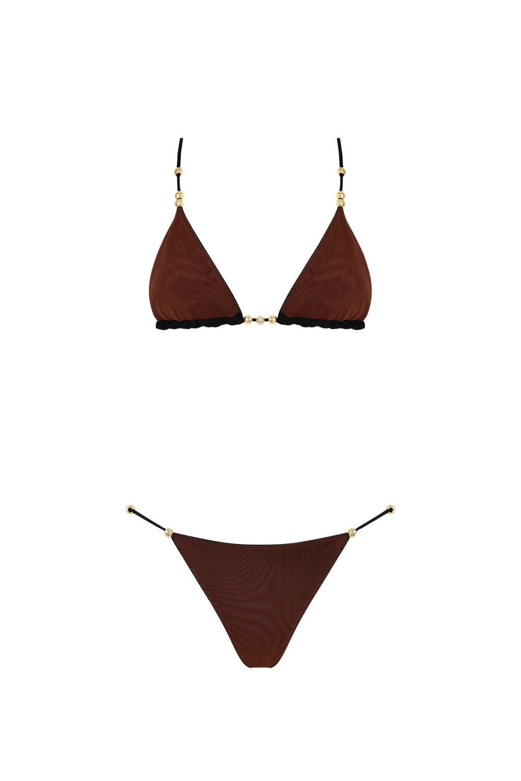 Reversible Beads Triangle Bikini