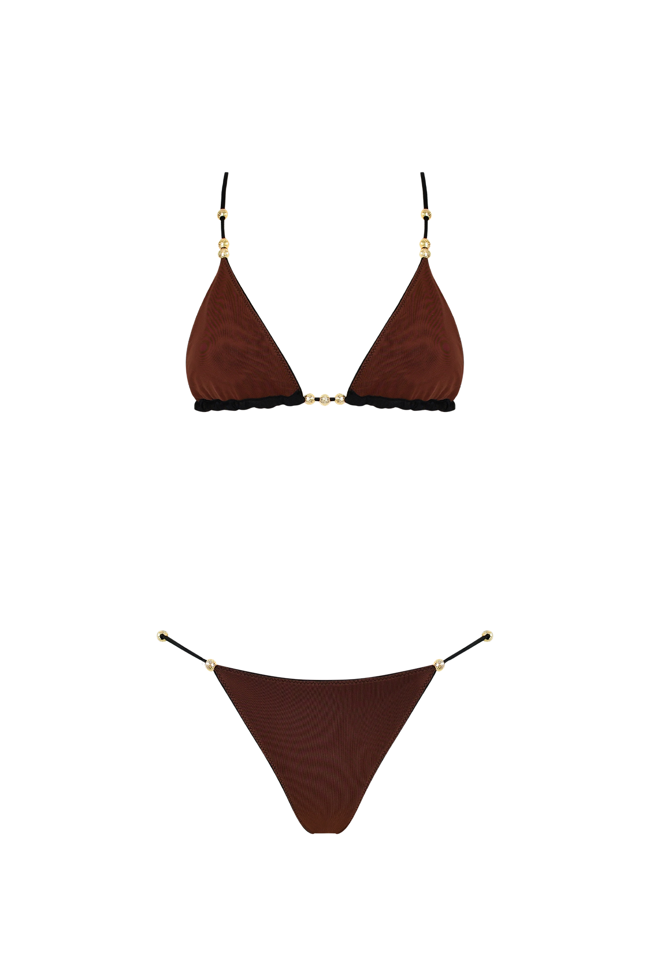 Reversible Beads Triangle Bikini