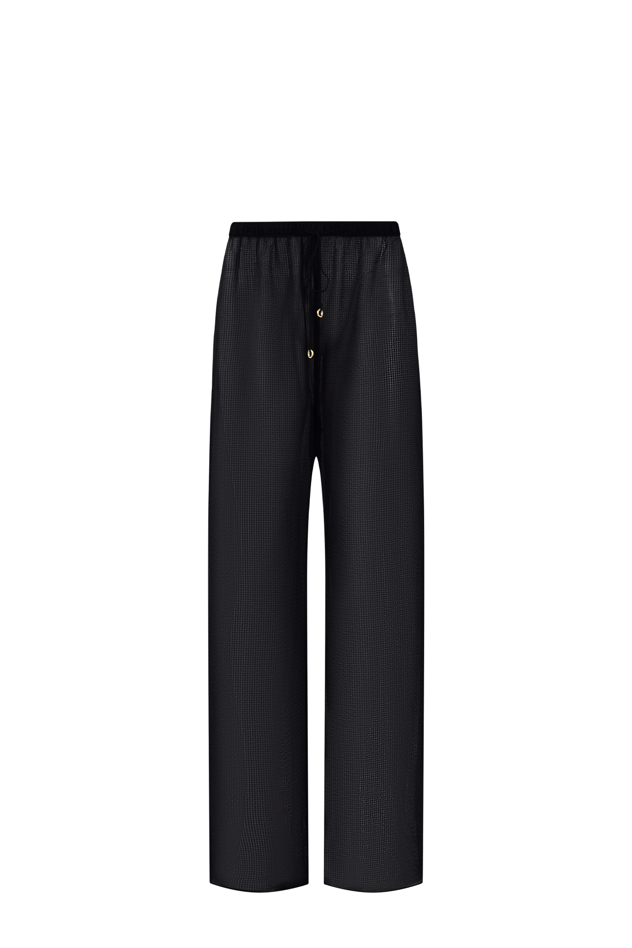 Black Silk Pants