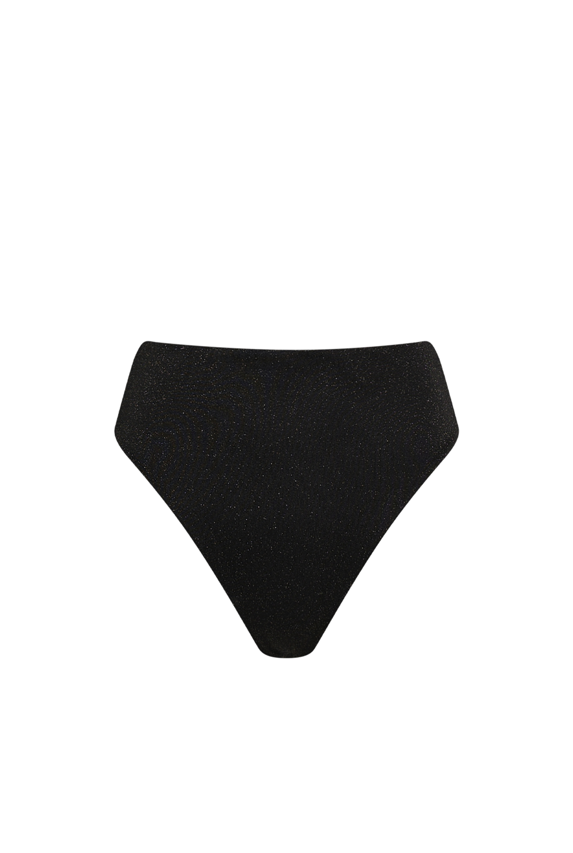 Black Glitter High Brief