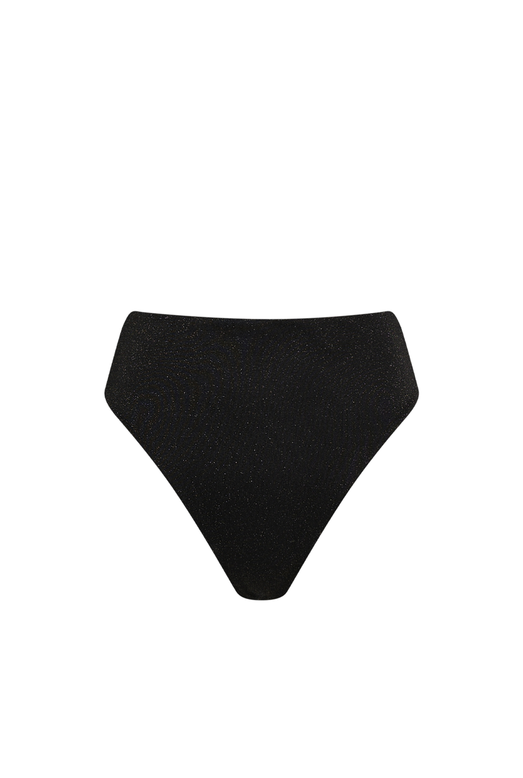 Black Glitter High Brief