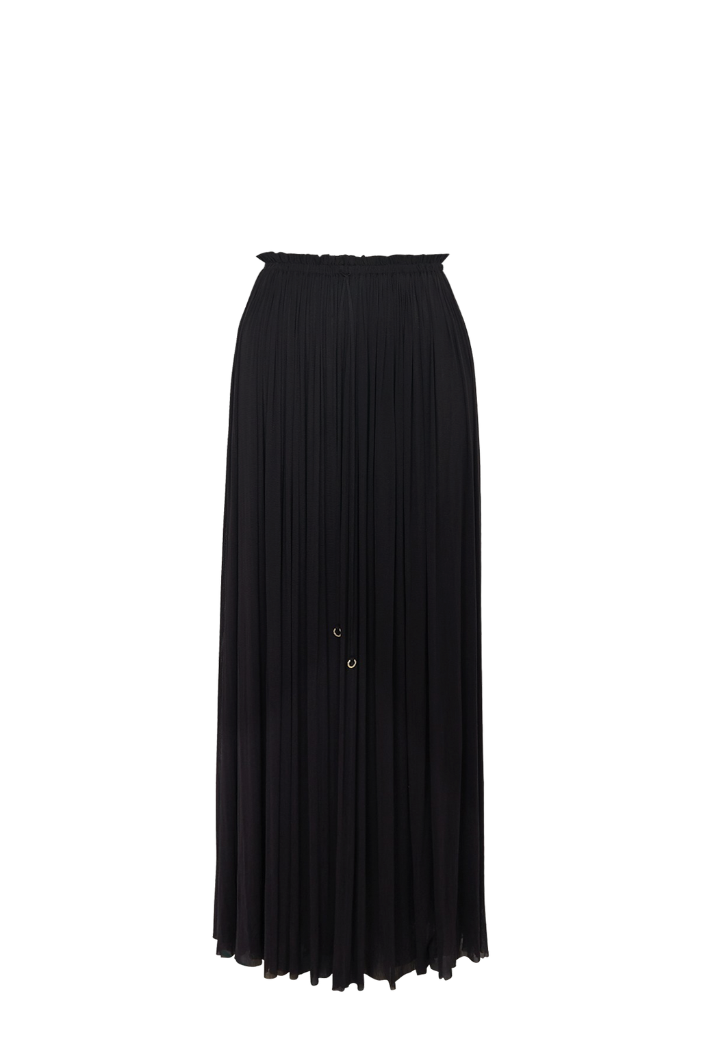 Black Silk Tulle Skirt