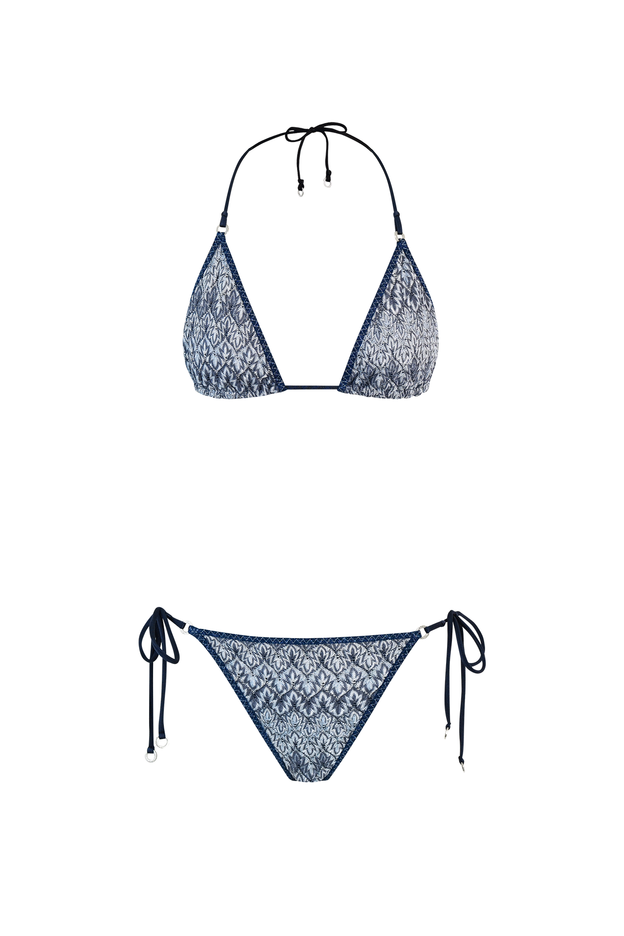 Glitter Knit Reversible Bikini