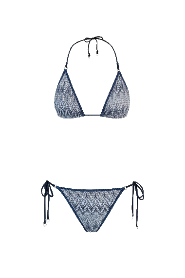 Ocean Glitter Knit Reversible Bikini, HANNE BLOCH