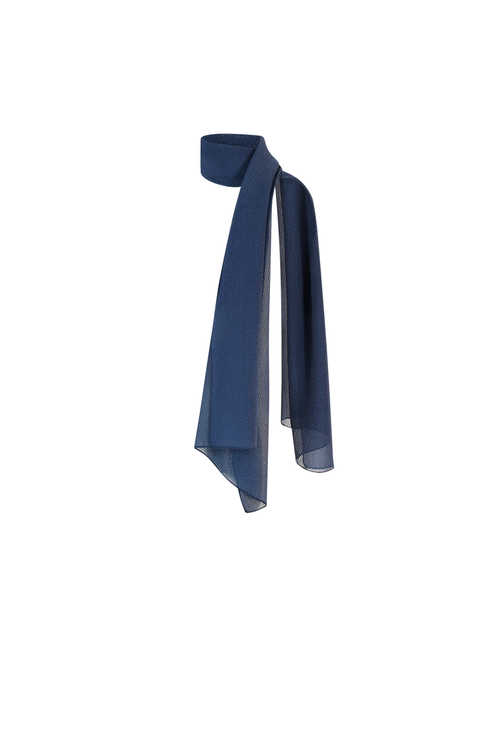 Ocean Blue Silk Scarf