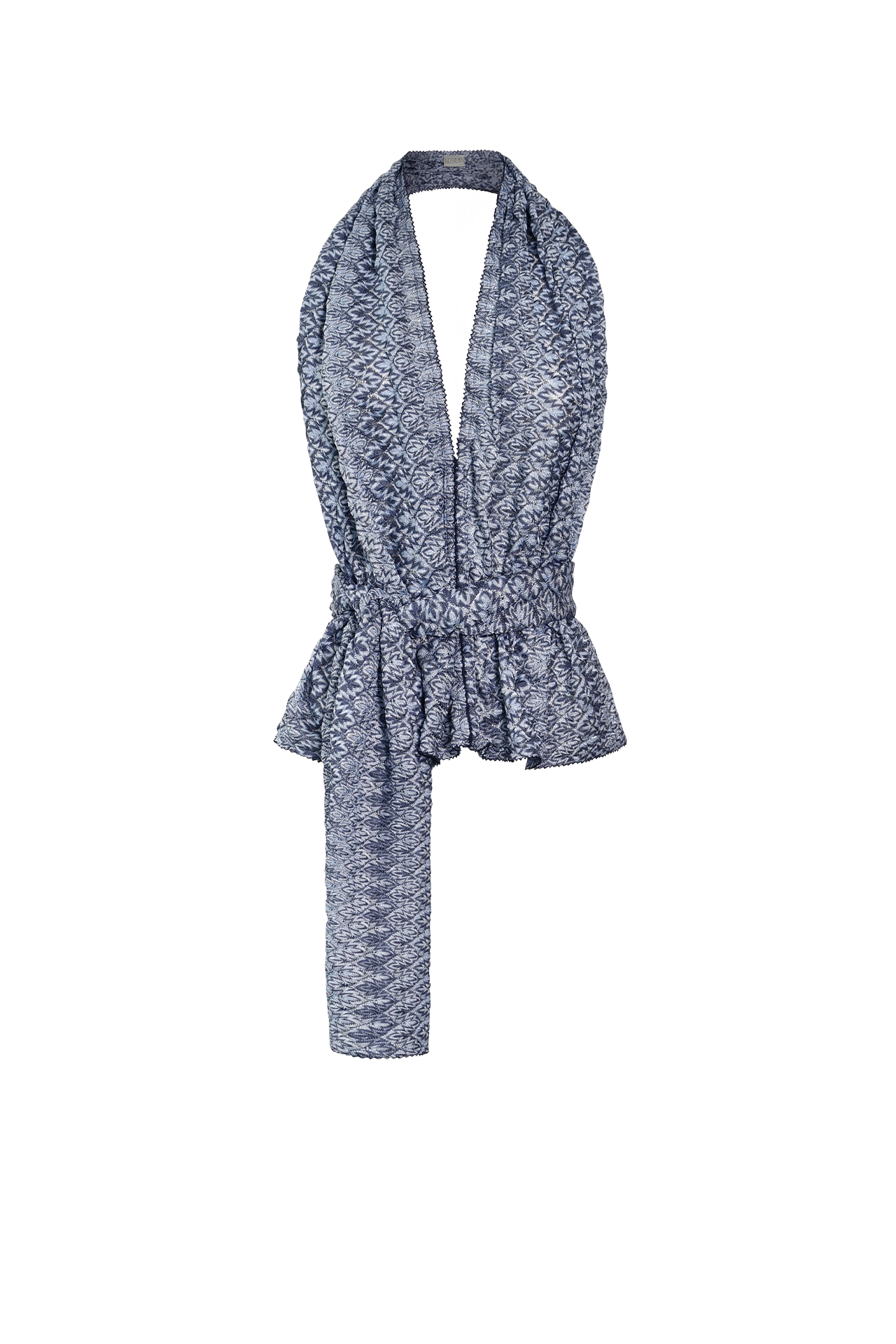 Ocean Knit Scarf Set / Top