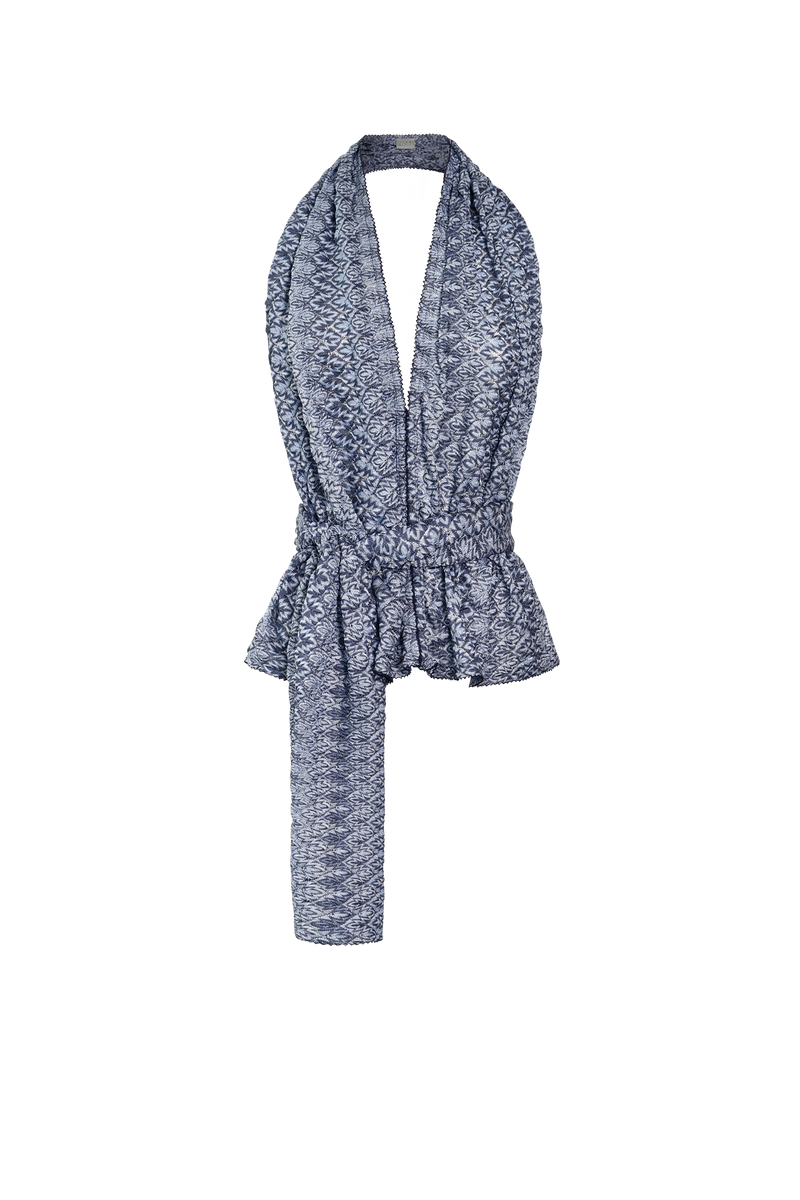 Knit Scarf Set / Top