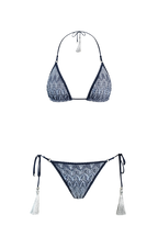 Ocean Knit Triangle Bikini