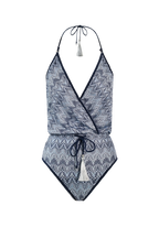 Ocean Knit V-Swimsuit