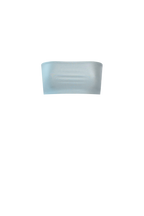 Ice Blue Bandeau Top