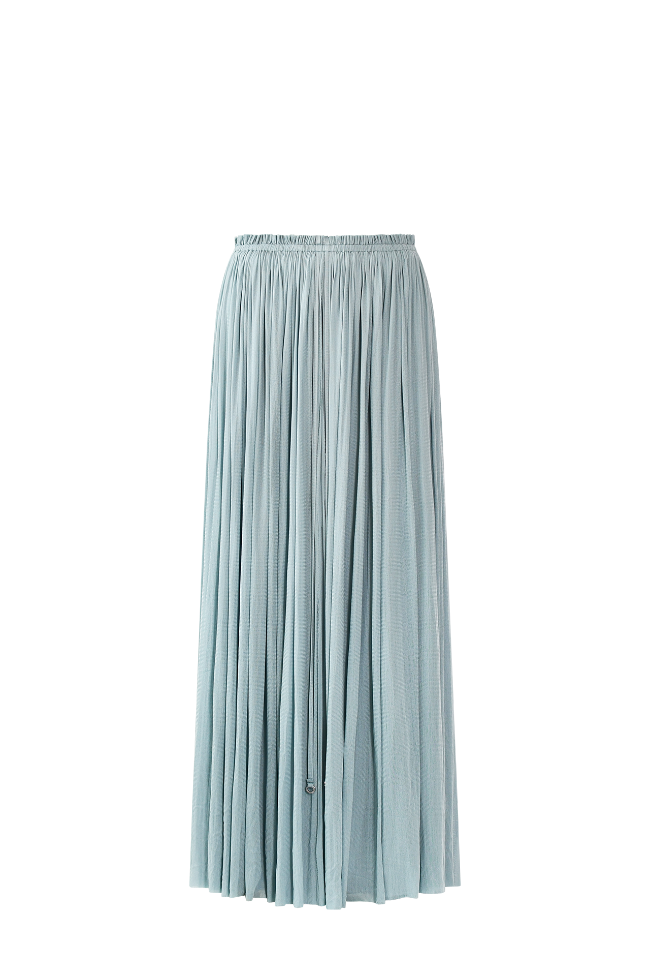 Ice Blue Silk Tulle Skirt