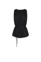 Silk Tulle Halter Top