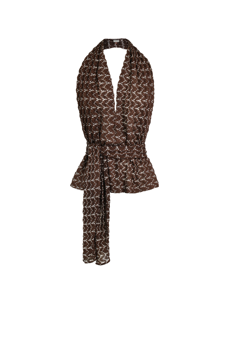 Knit Scarf Set / Top