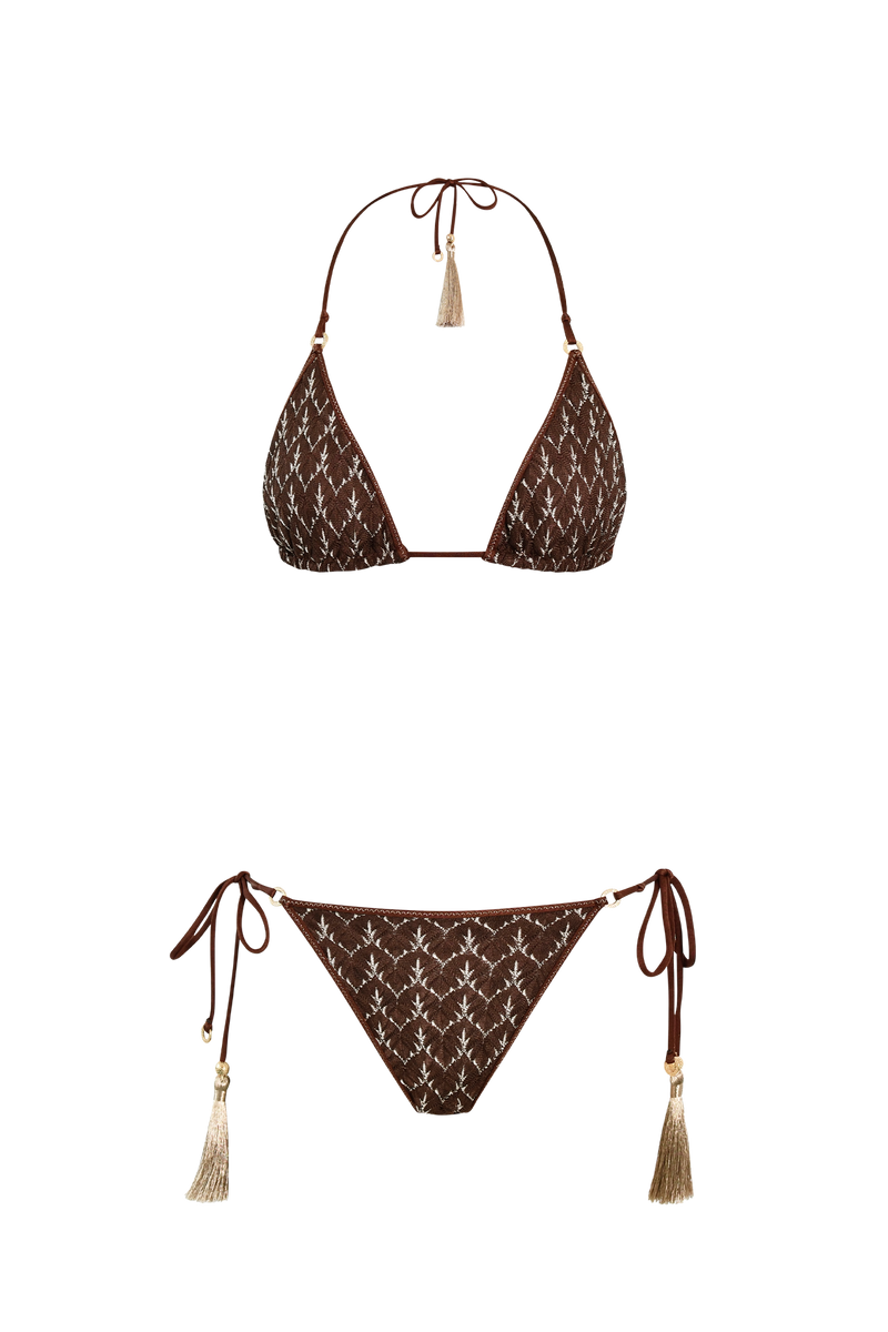 Knit Triangle Bikini